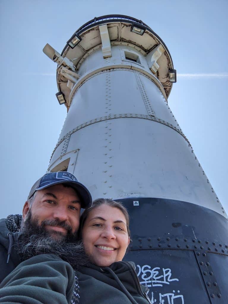 John & Jenny at Duluth North Pier Lighthouse